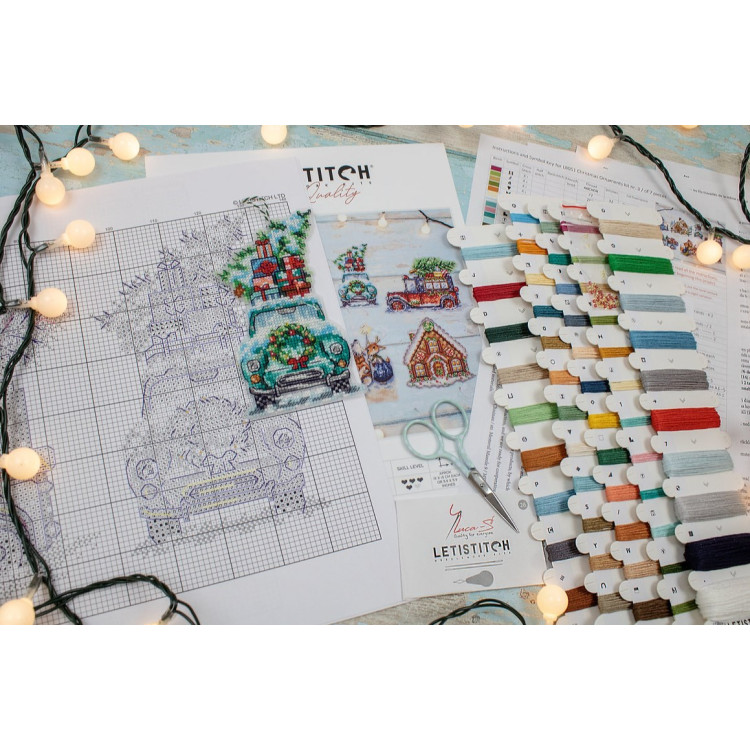 LETISTITCH Christmas Toys Kit nr.3 of 7 pieces