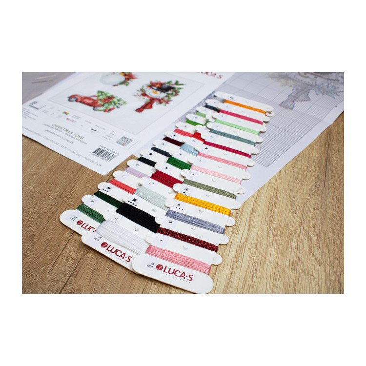 LUCA-S TOYS CROSS STITCH KIT CHRISTMAS TOYS