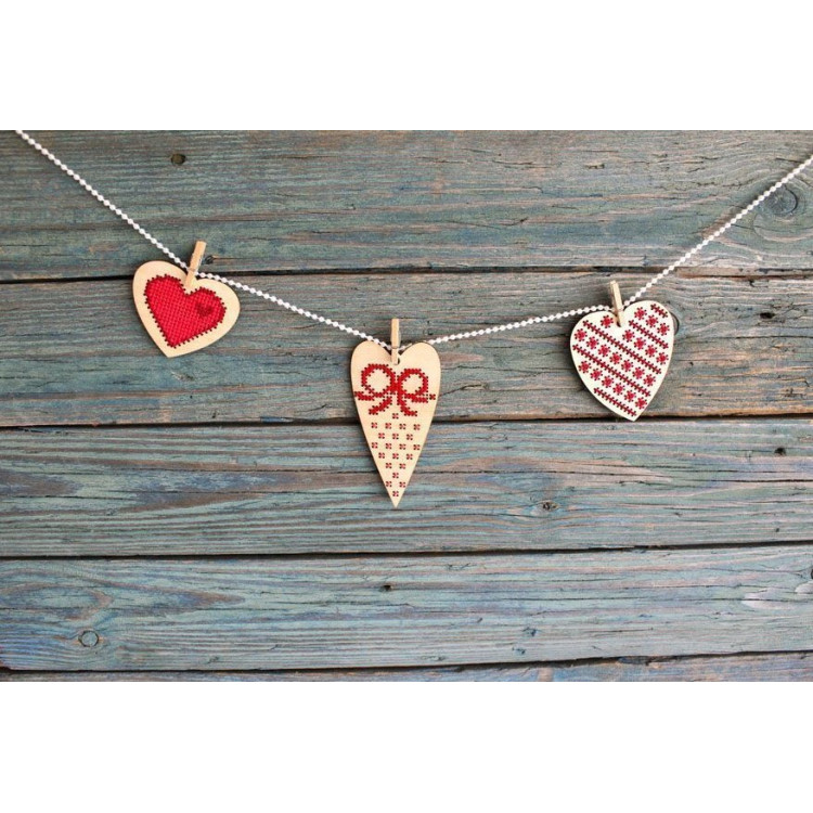 M.P.STUDIA EMBROIDERY BLANKS HEARTS 