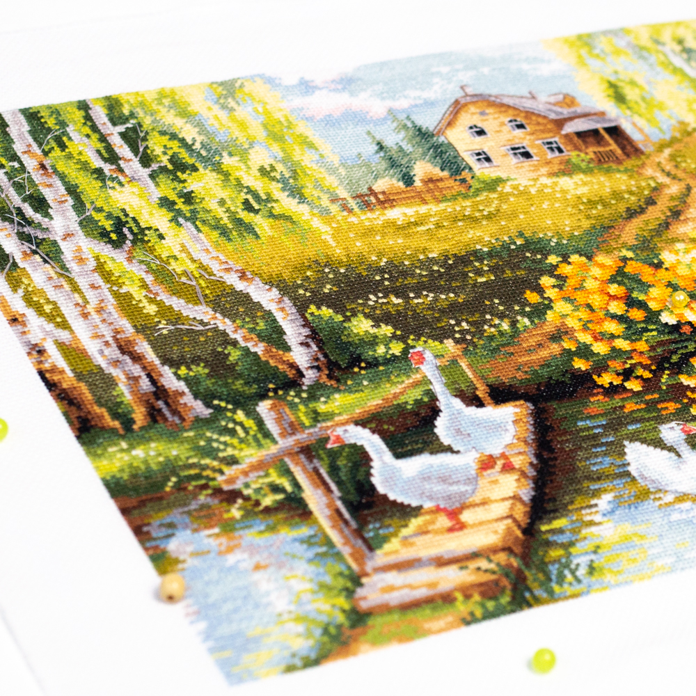 MAGIC NEEDLE 250-331 "Village Pond"