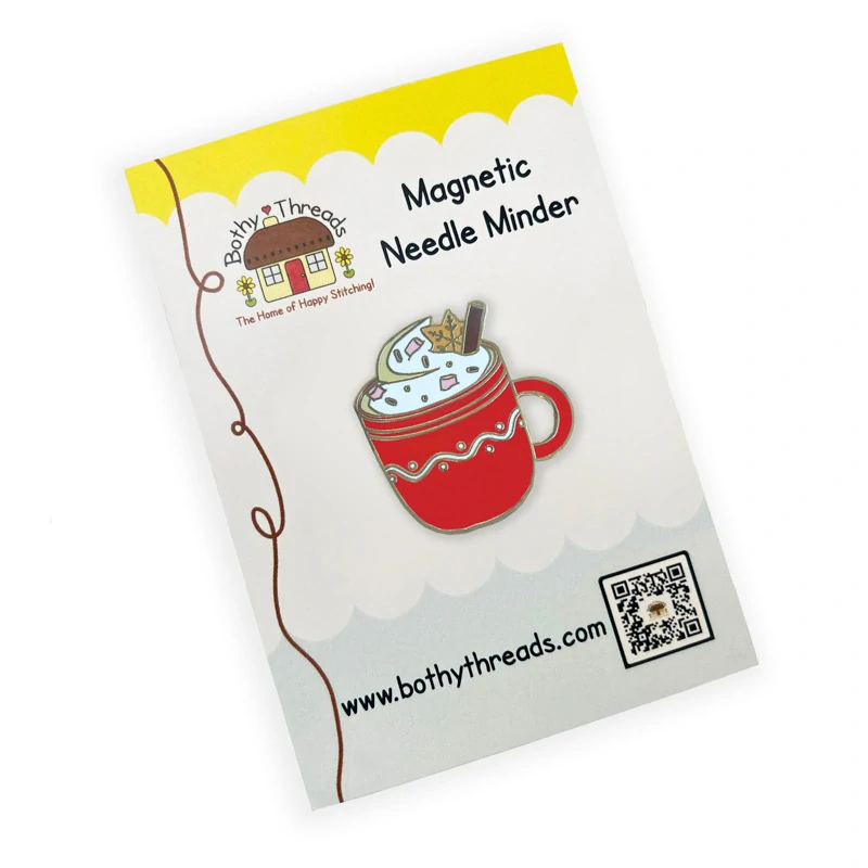 BOTHY THREADS MAGNETIC NEEDLE MINDER Festive Hot Chocolate