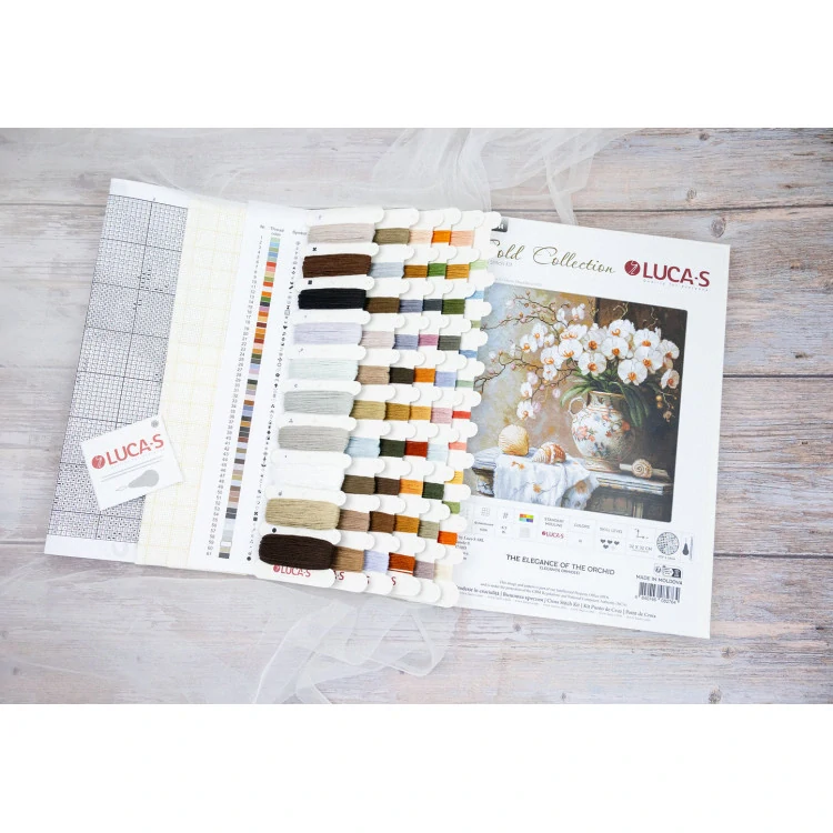 LUCA-S The Elegance of the Orchid-Tapestry kit