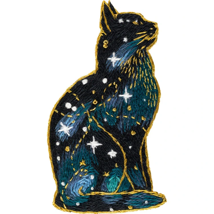 PANNA Space cat brooch JK-2274