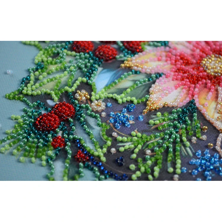 ABRIS ART BEAD EMBROIDERY KIT CHRISTMAS GLOW (DECO SCENES)
