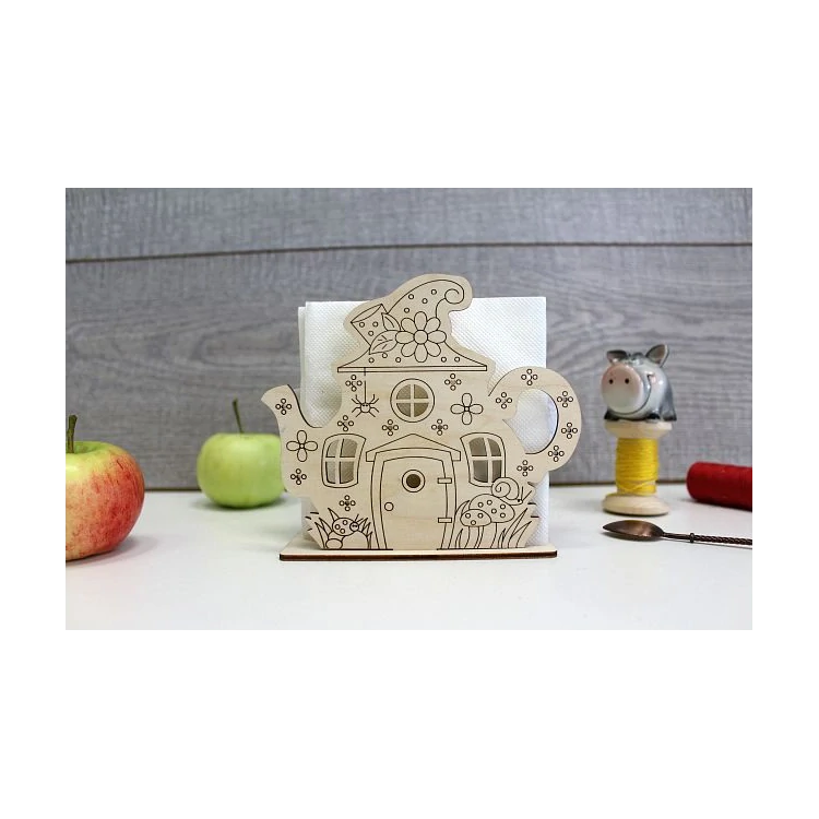 M.P.STUDIA Napkin holder. Fairy house O-045