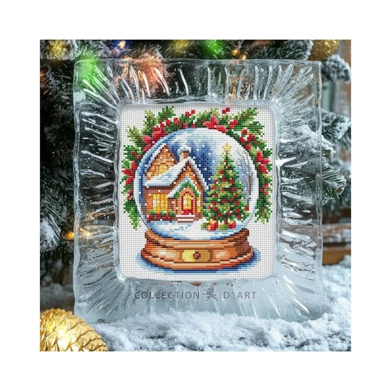 COLLECTION D'ART Snow Globe House BC8141