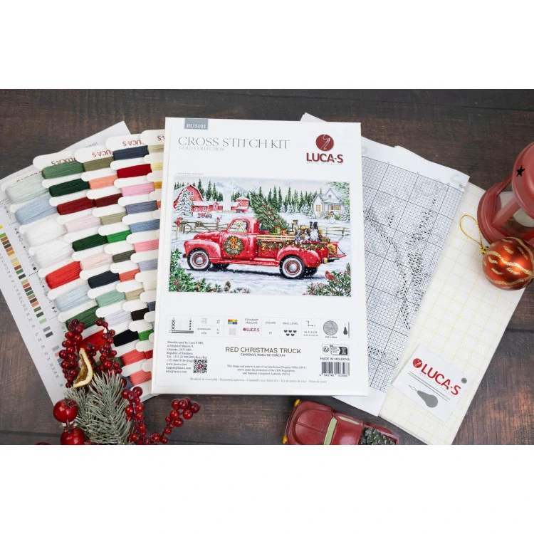 LUCA-S Red Christmas Truck BU5101
