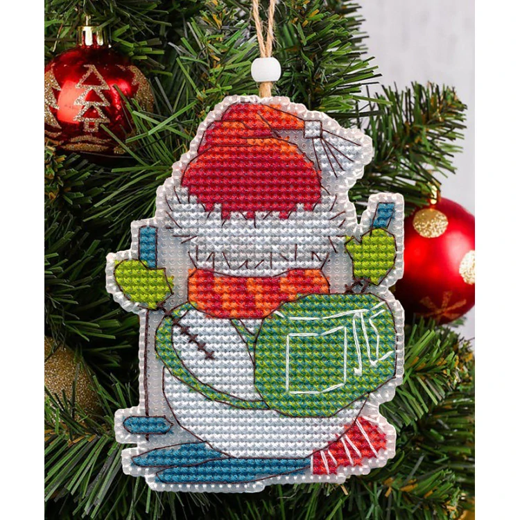OVEN Christmas tree decoration. Skier 1699