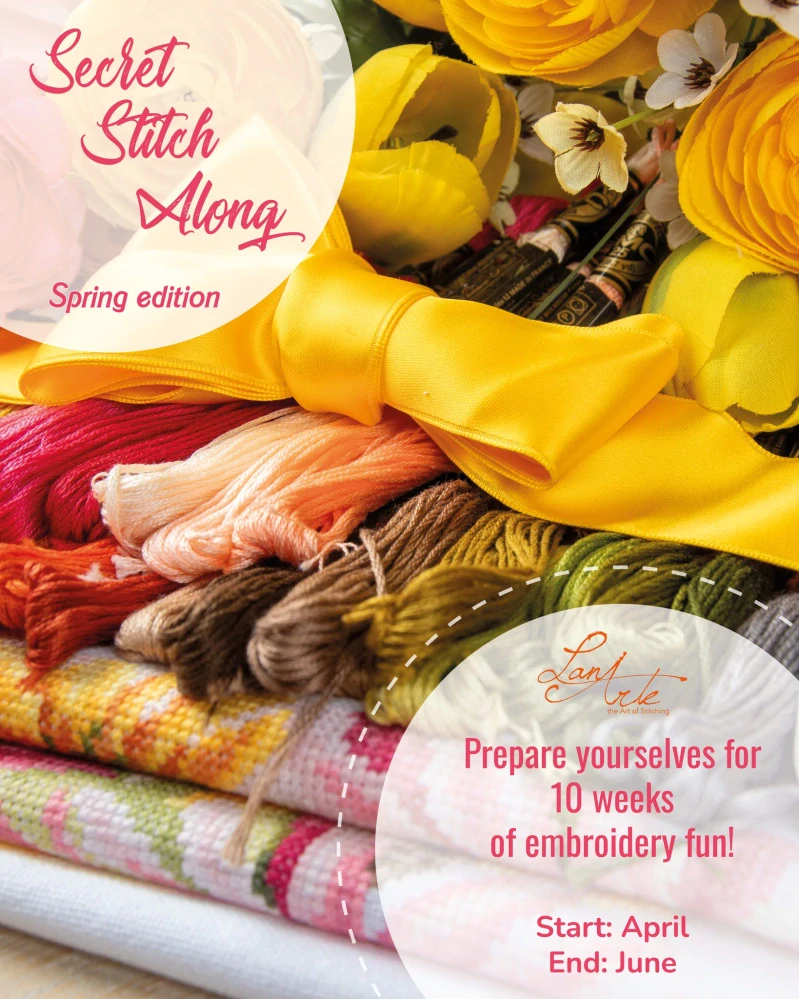 LANARTE Secret Stitch Along 2026/2-POZE 1 POSLEDNÍ KUS!!!