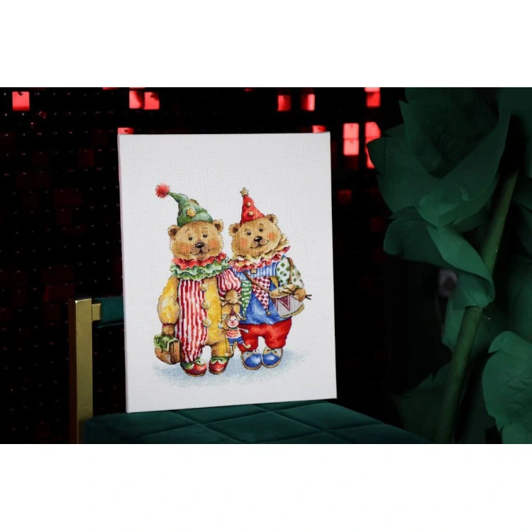 GOLDEN FLEECE Clown Bears VK-097