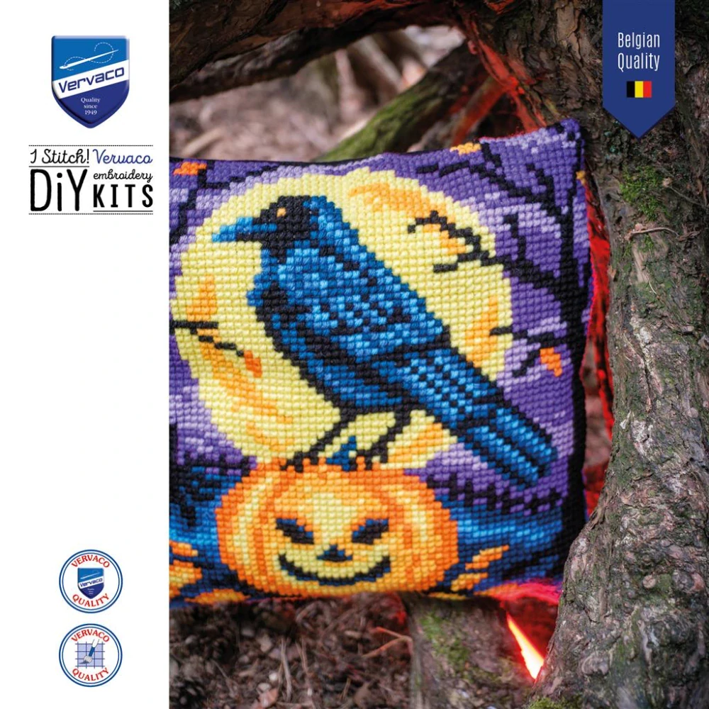 VERVACO cushion kit Halloween crow PN-0216243