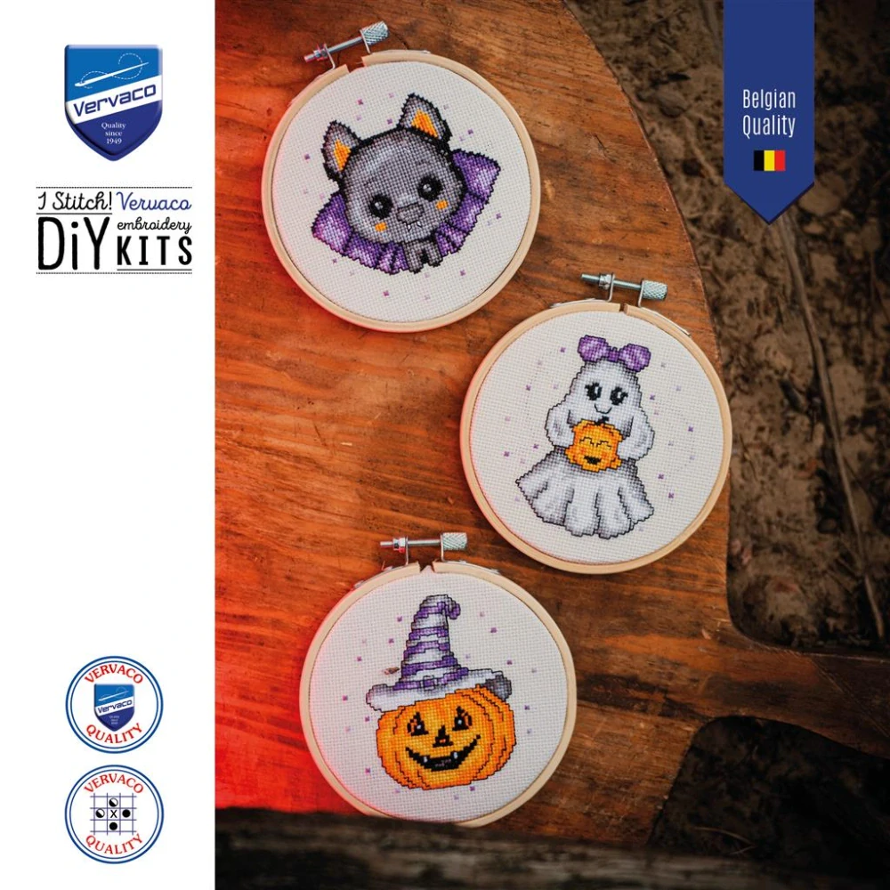 VERVACO Miniature kit with ring Halloween set of 3 PN-0235710