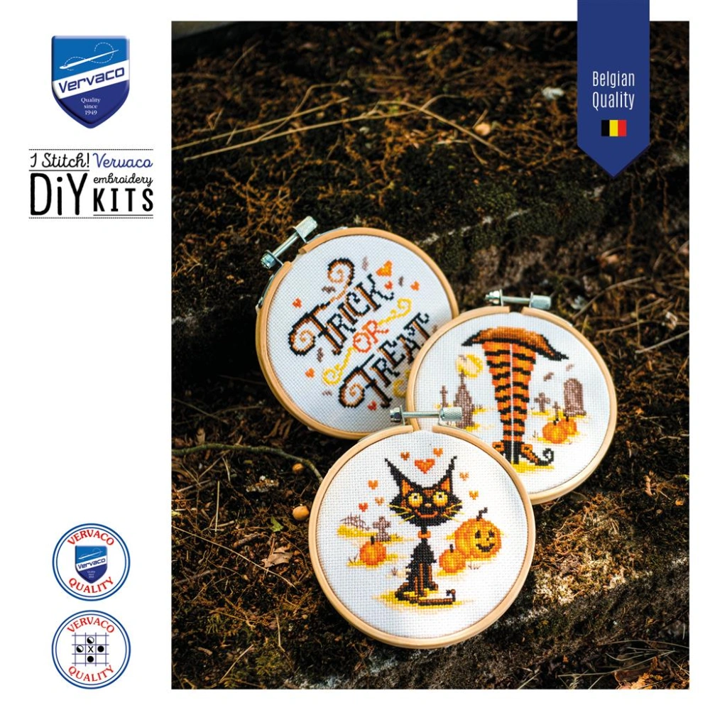 VERVACO Miniature kit with ring Halloween set of 3 PN-0227281