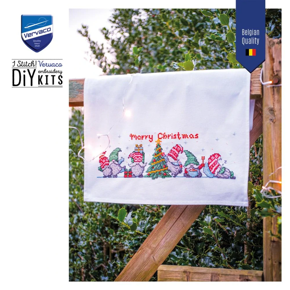 VERVACO Towel kit Gnomes with Christmas tree PN-0216917