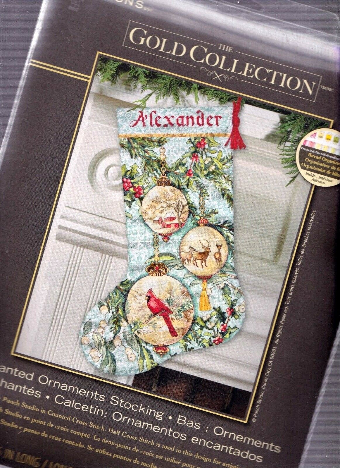 DIMENSIONS Enchanted Ornament Stocking
