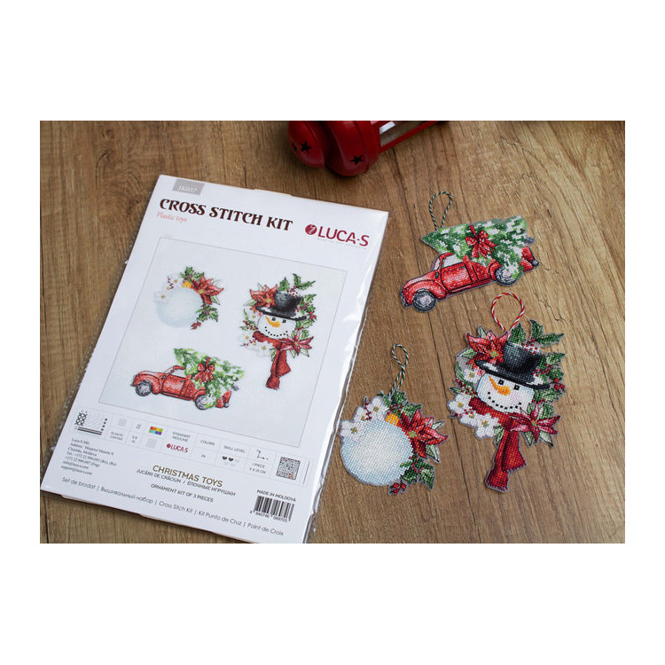 LUCA-S TOYS CROSS STITCH KIT CHRISTMAS TOYS