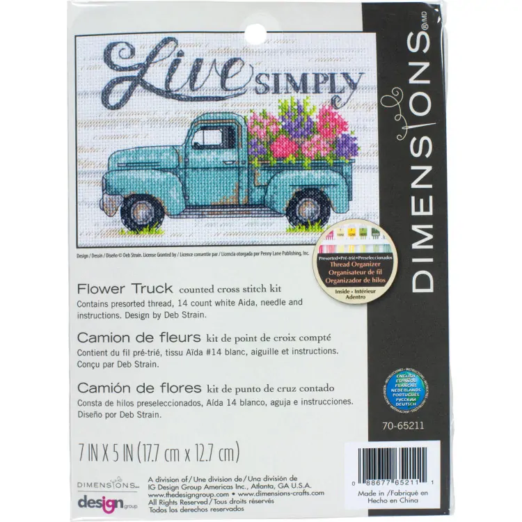 DIMENSIONS FLOWER TRUCK