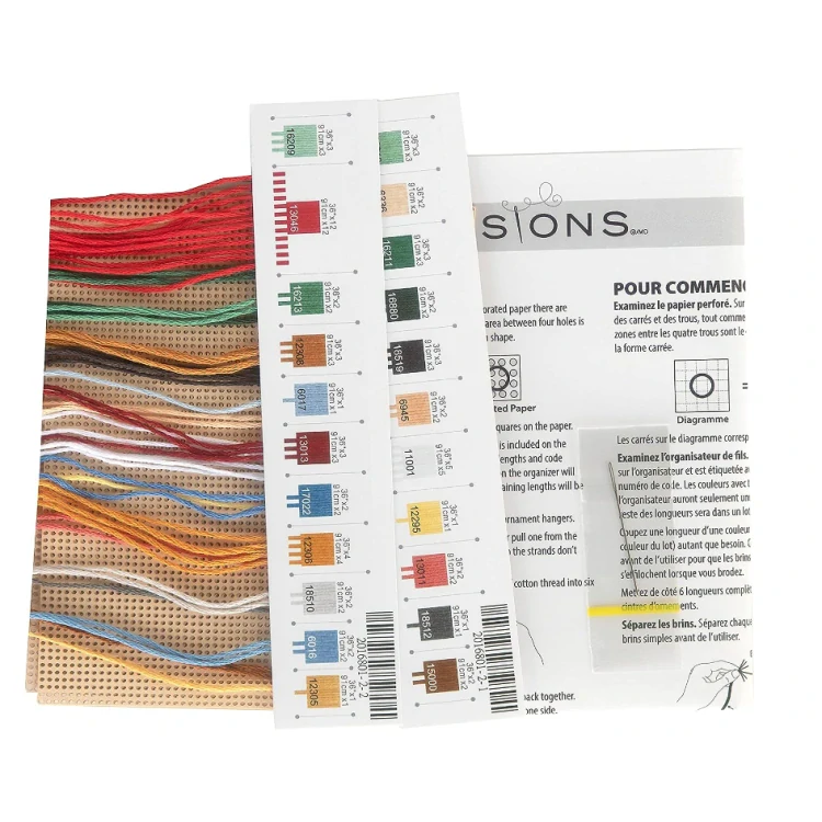 DIMENSIONS Kit on perforated paper Sweet Christmas ornaments