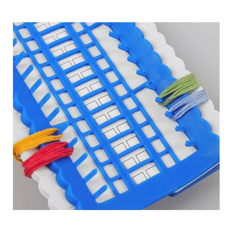 WIZARDI Plastic organizer for mouline threads (50 colors)