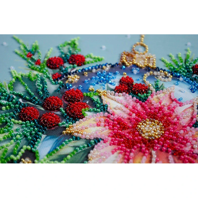 ABRIS ART BEAD EMBROIDERY KIT CHRISTMAS GLOW (DECO SCENES)