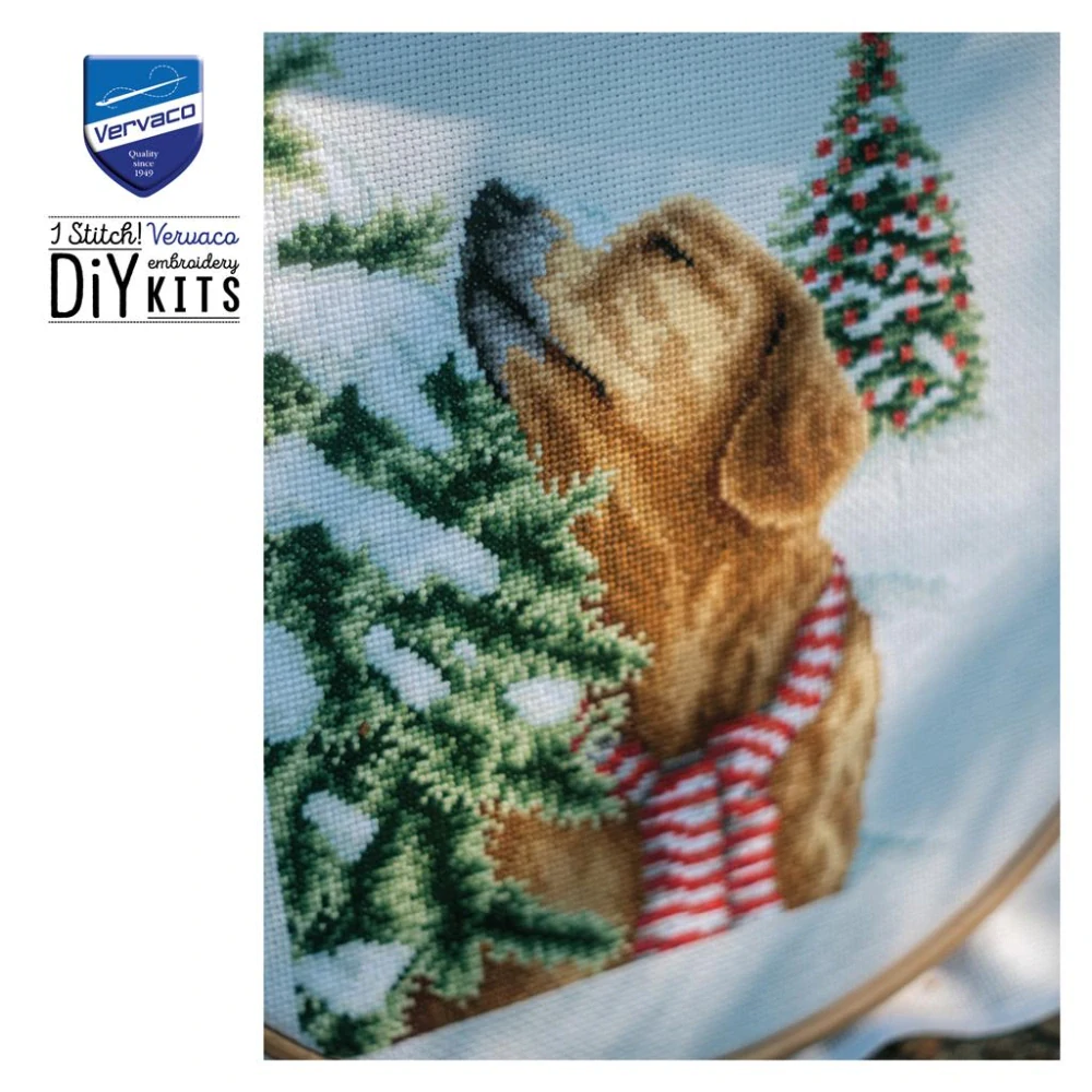 VERVACO Dog in Christmas scenery PN-0203160
