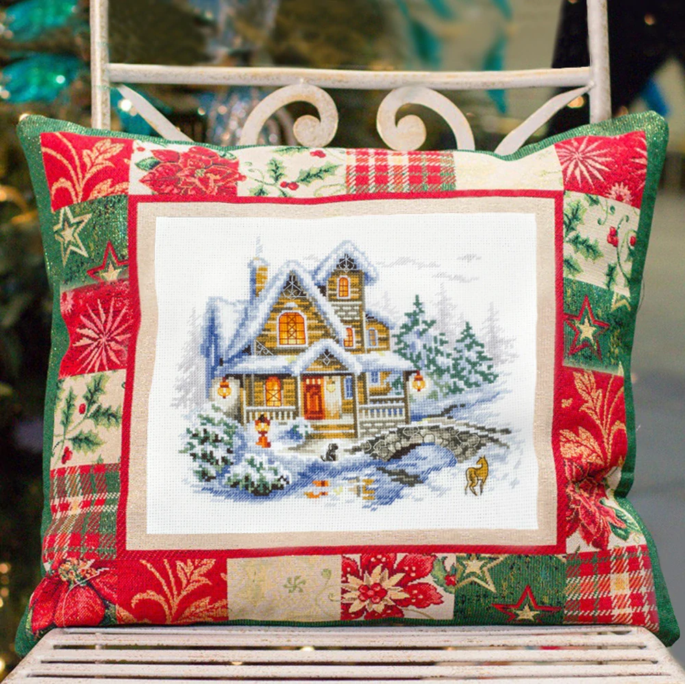 MAGIC NEEDLE 110-042 "WINTER COTTAGE"
