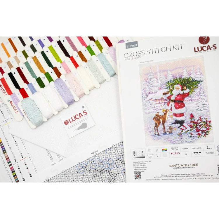 LUCA-S Santa With Tree BU5098