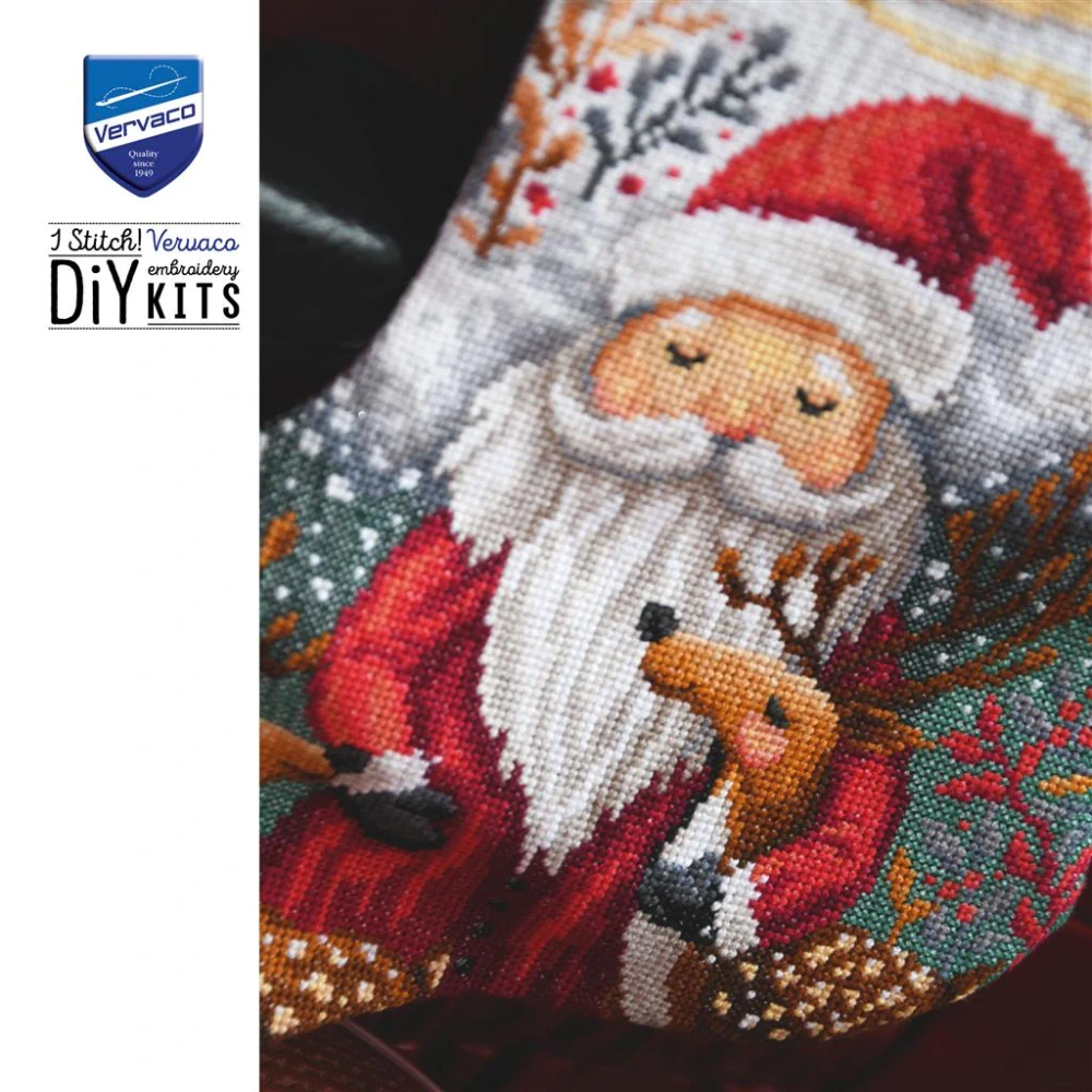VERVACO Christmas stocking kit Woodland Christmas wishes PN-0246743