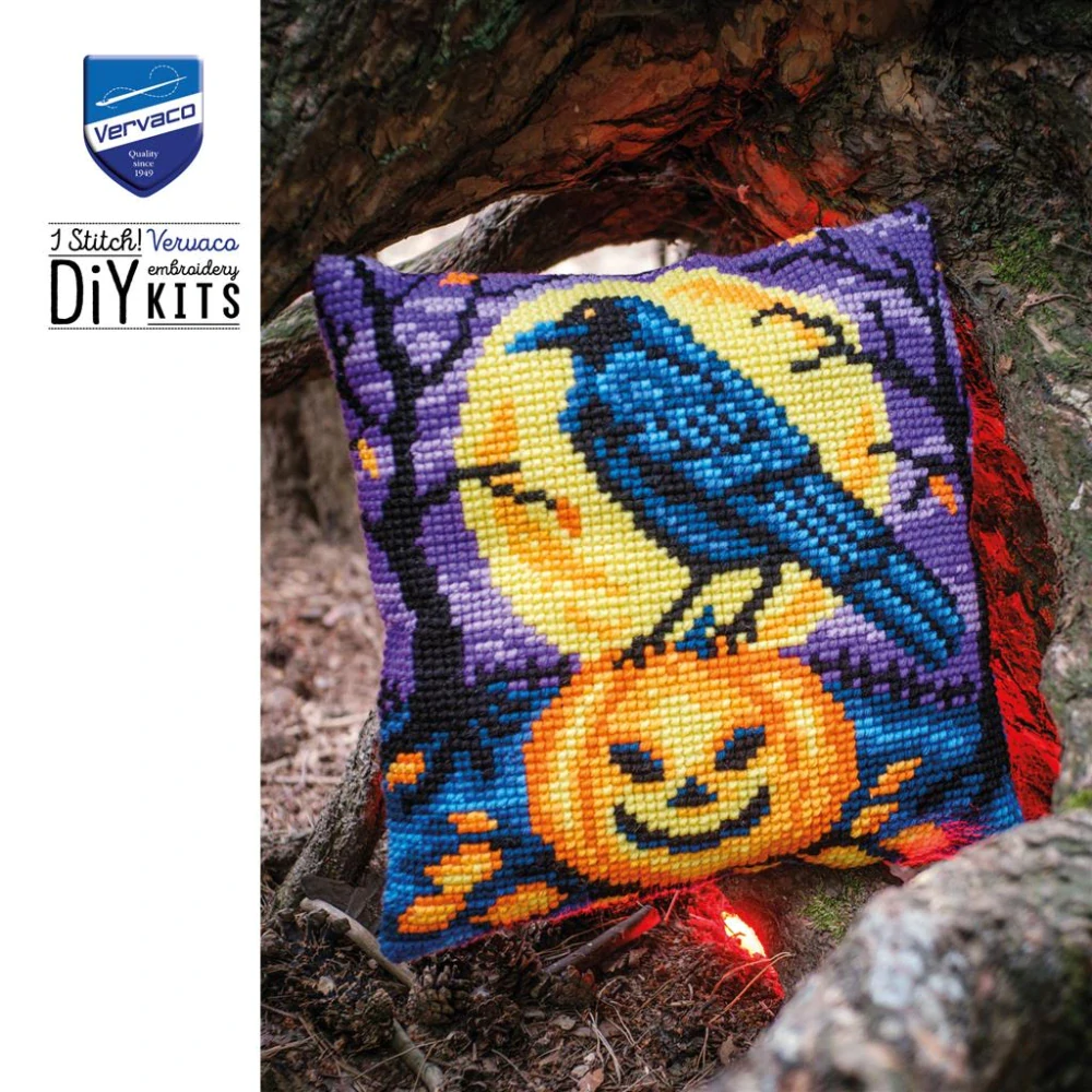 VERVACO cushion kit Halloween crow PN-0216243