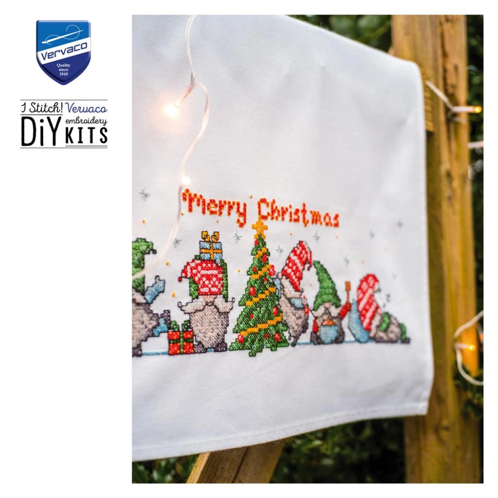 VERVACO Towel kit Gnomes with Christmas tree PN-0216917