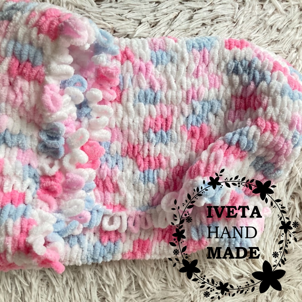 DESIGN IVETA HAND MADE dětská deka PUFFY FINE COLOR 5945