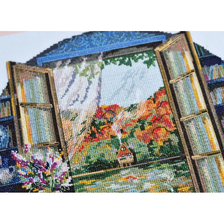 ABRIS ART Tea party by the window