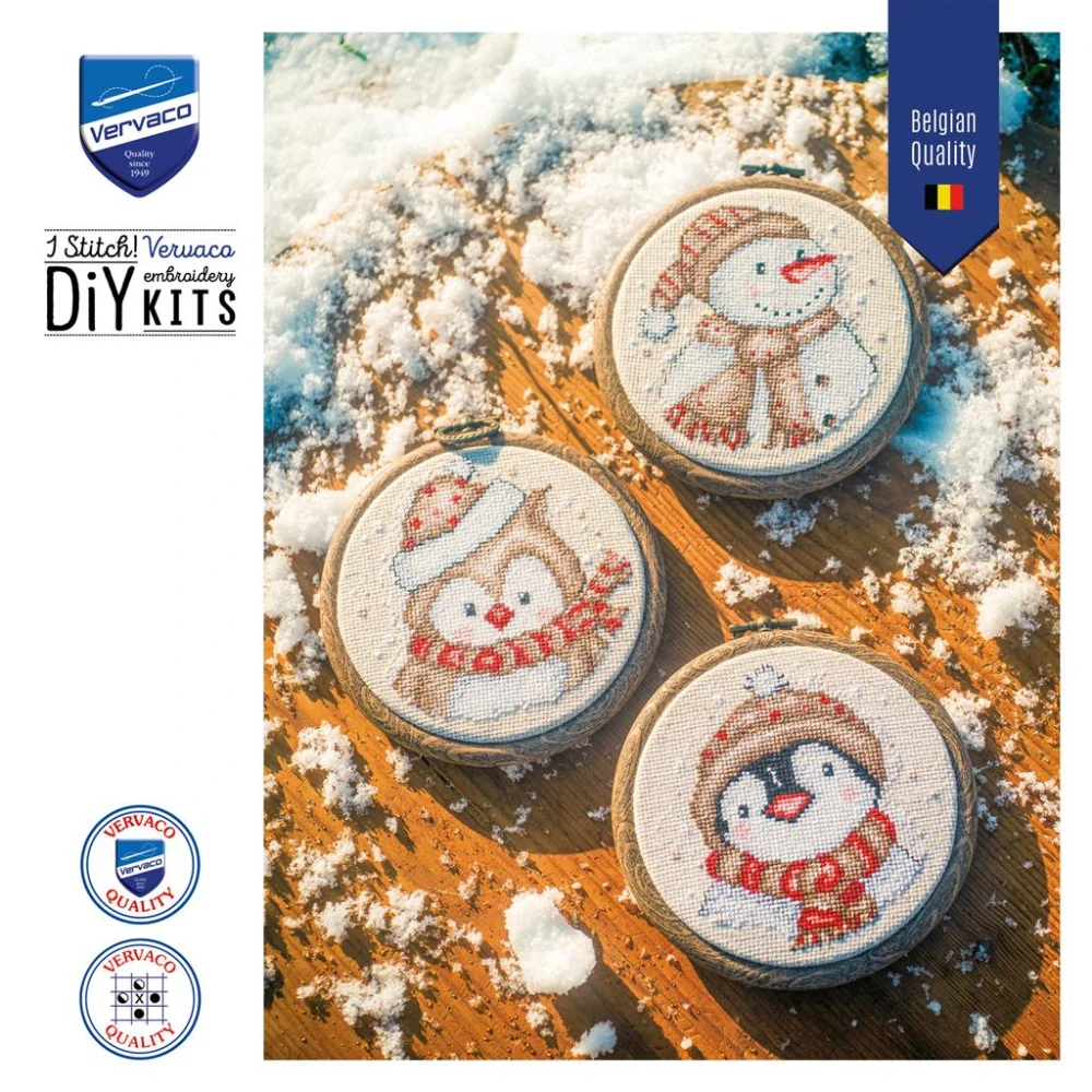 VERVACO Miniature kit Winter characters set of 3