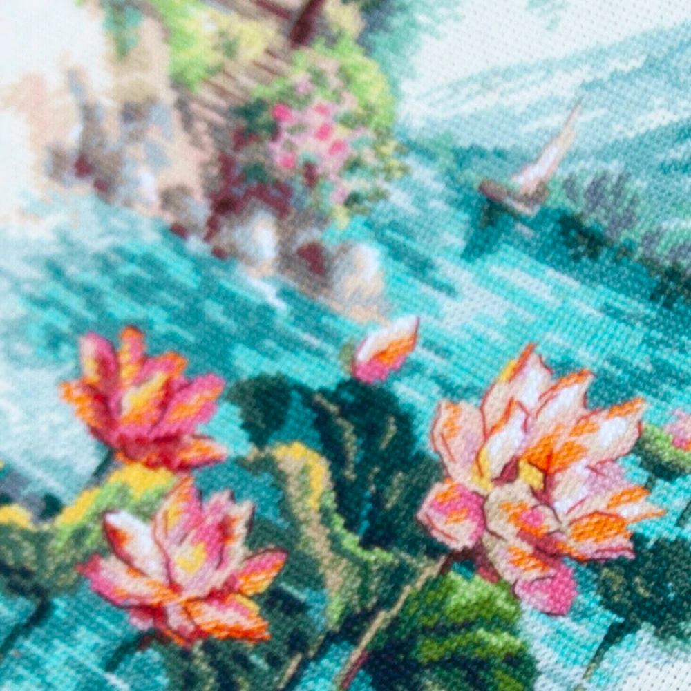 MAGIC NEEDLE 70-01 "Blooming Lotuses"