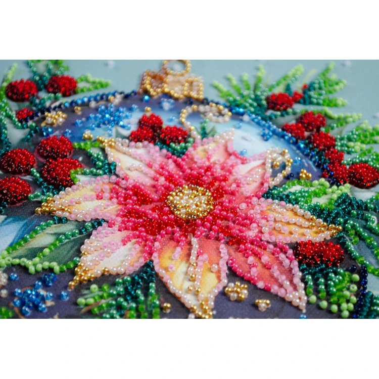 ABRIS ART BEAD EMBROIDERY KIT CHRISTMAS GLOW (DECO SCENES)