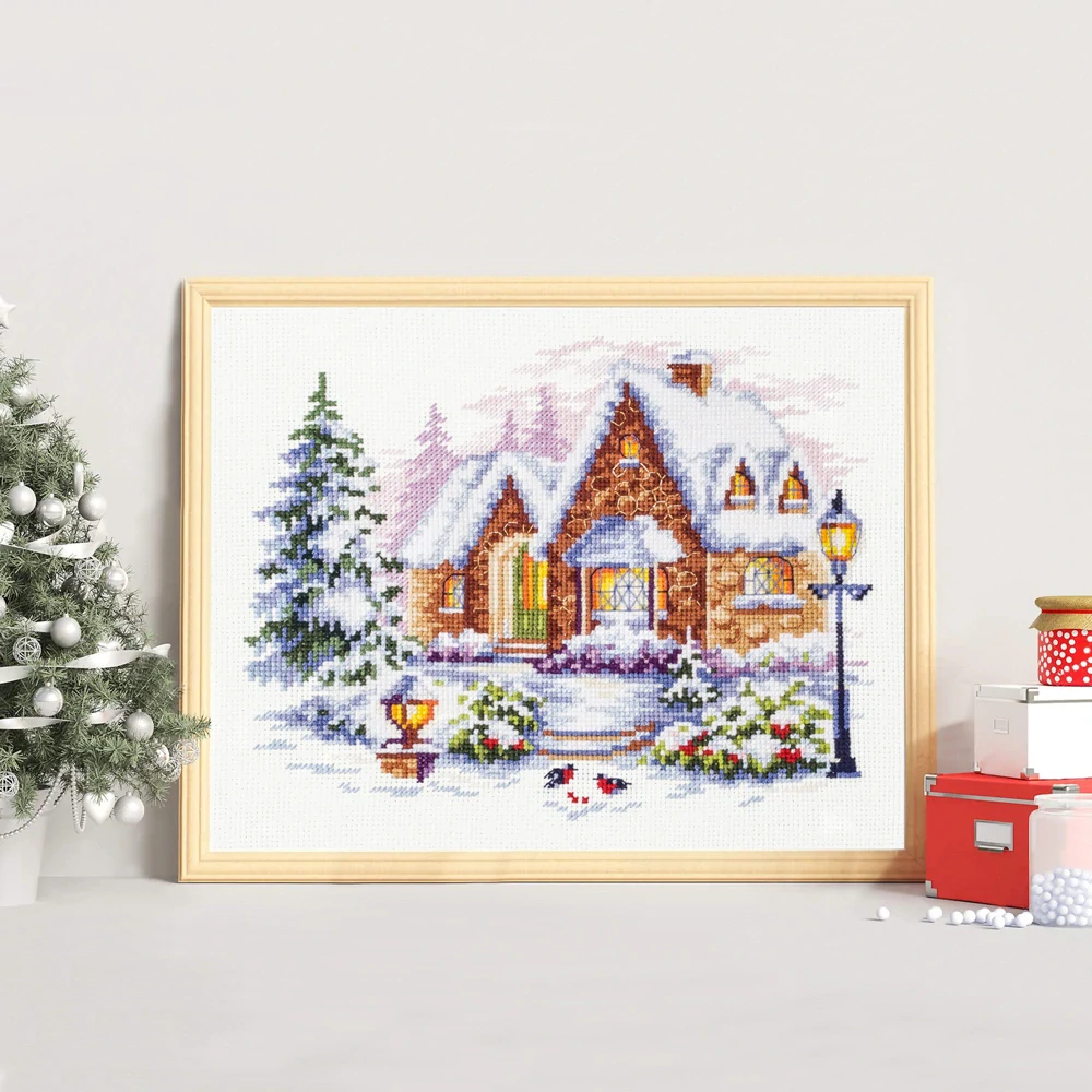 MAGIC NEEDLE 110-041 "WINTER HOUSE"