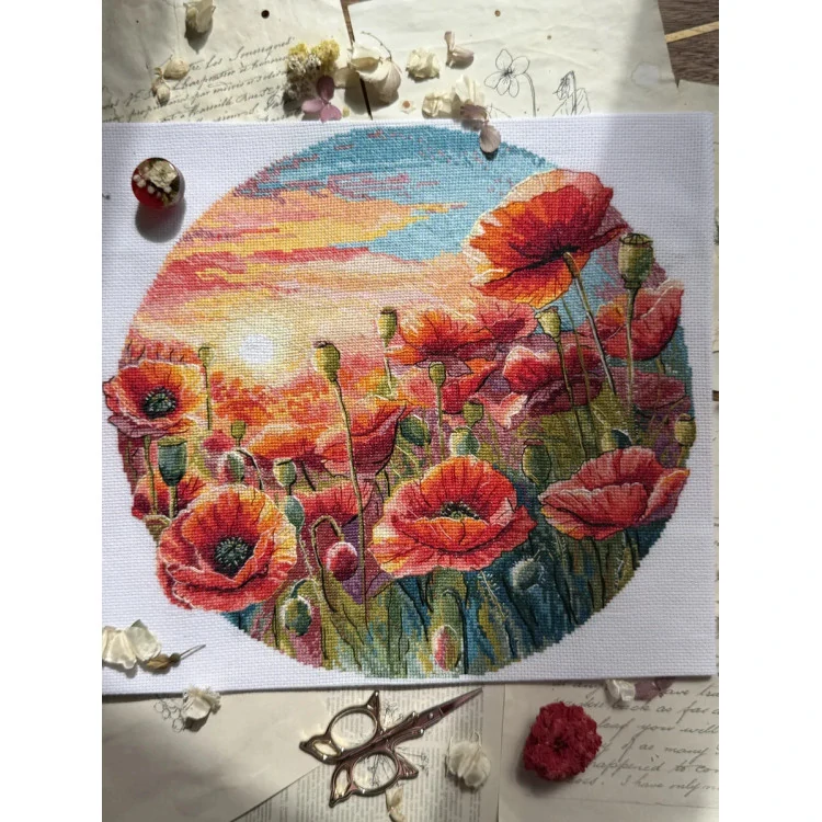 ANDRIANA Sun in poppies S-85