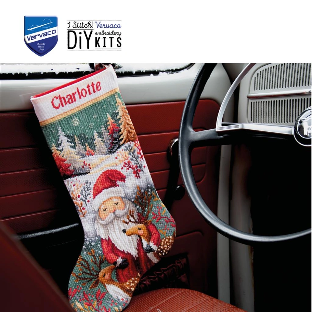 VERVACO Christmas stocking kit Woodland Christmas wishes PN-0246743