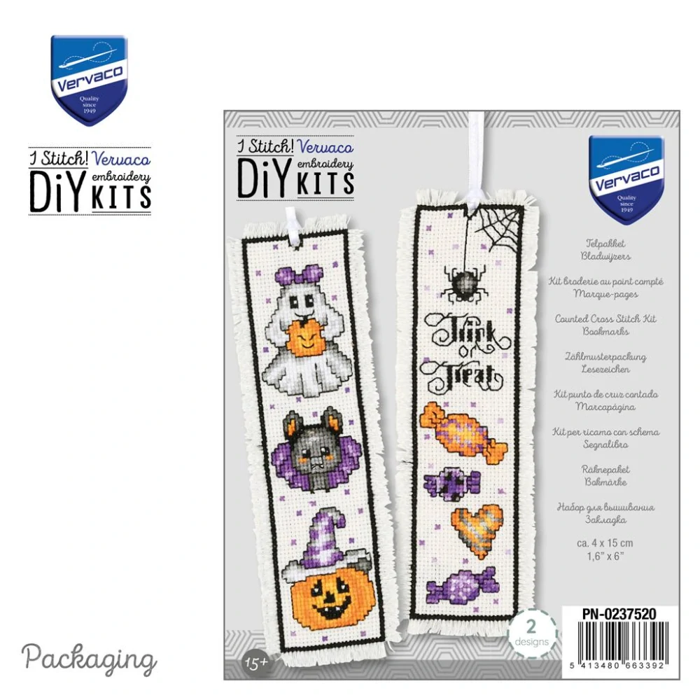 VERVACO Bookmark kit Halloween set of 2 PN-0237520