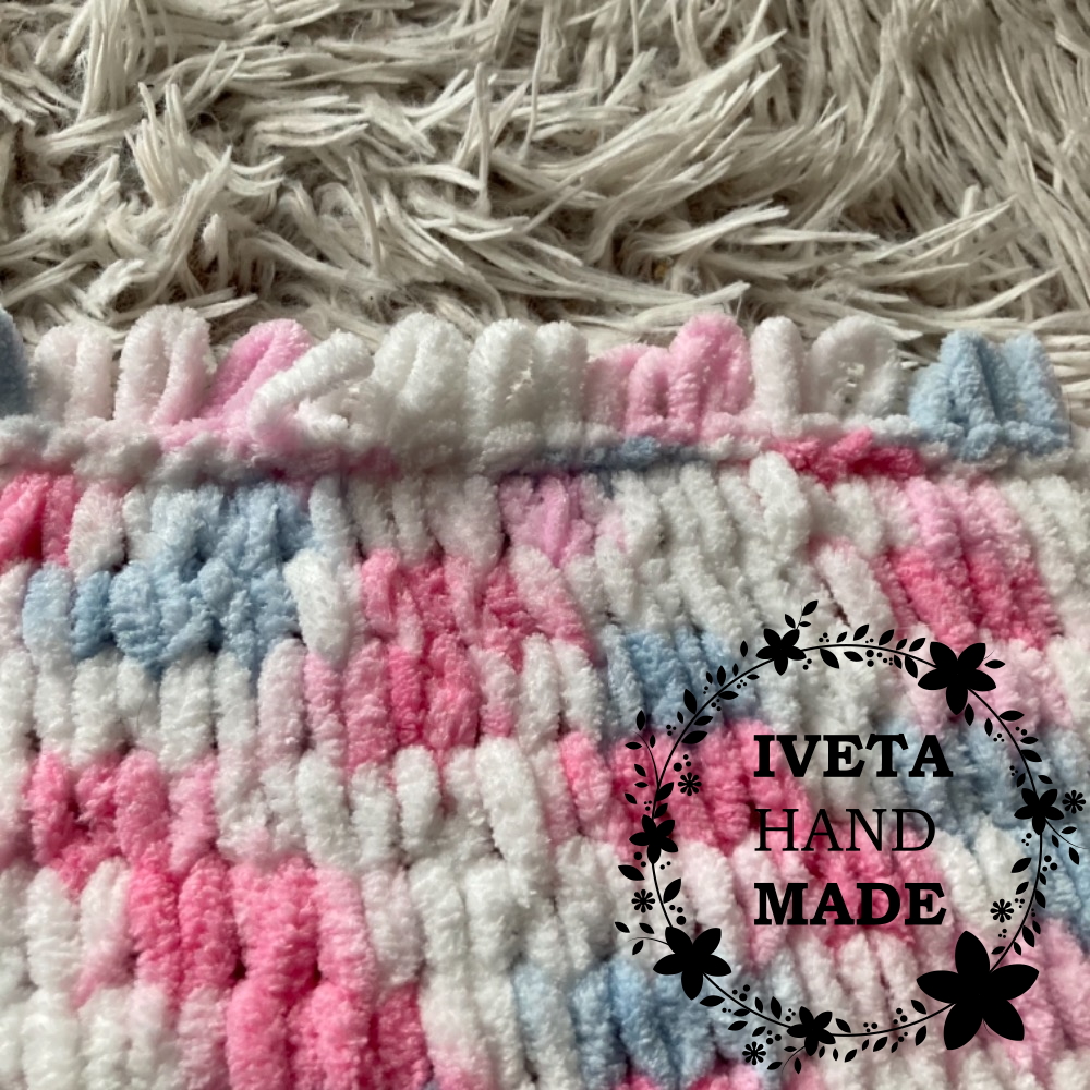 DESIGN IVETA HAND MADE dětská deka PUFFY FINE COLOR 5945