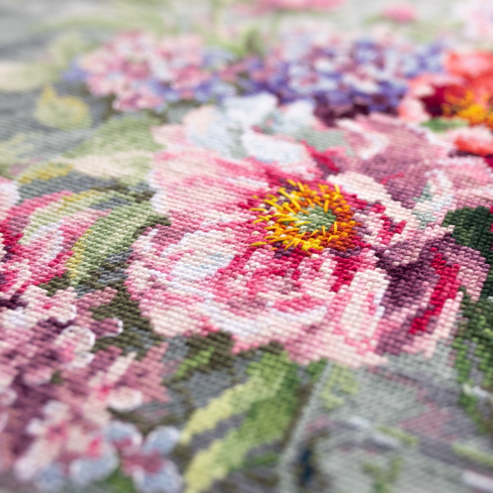 MAGIC NEEDLE 510-224 "Peonies and Hydrangeas"