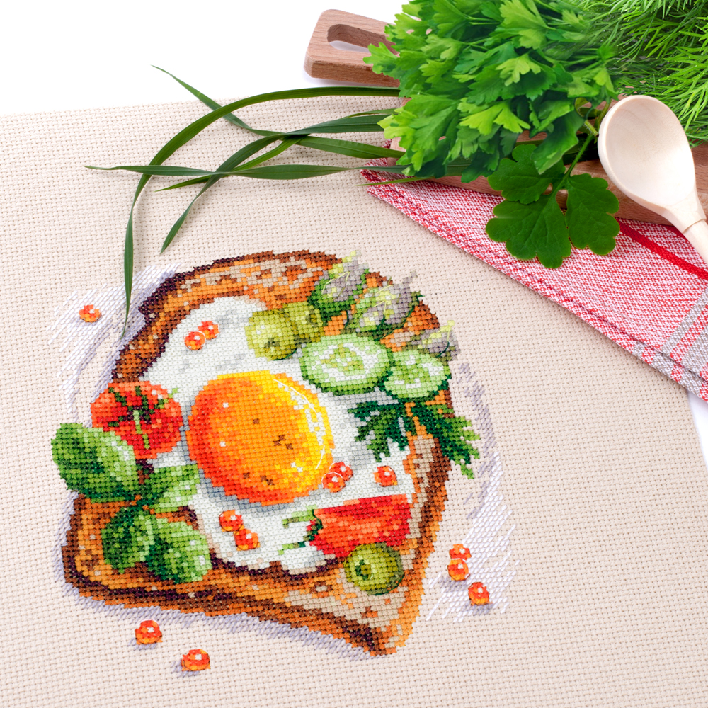 MAGIC NEEDLE 120-092 "Fried Eggs Toast"