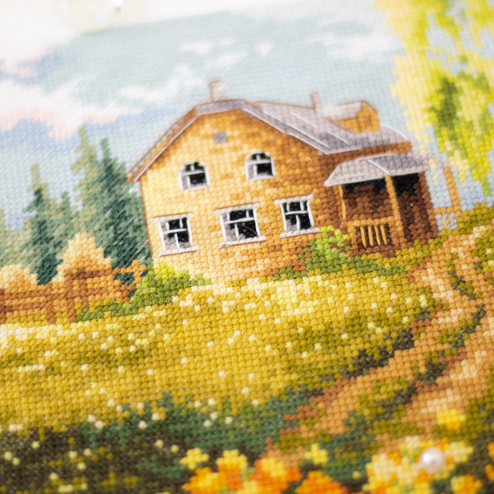 MAGIC NEEDLE 250-331 "Village Pond"