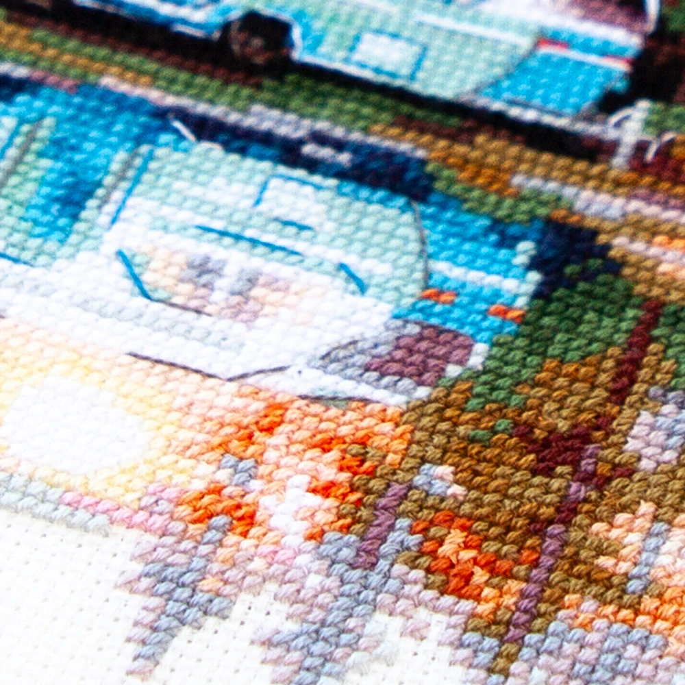 MAGIC NEEDLE 70-11 "Sunset at The Lake"