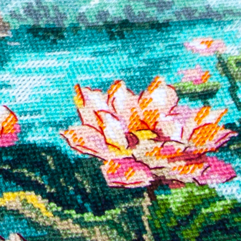MAGIC NEEDLE 70-01 "Blooming Lotuses"