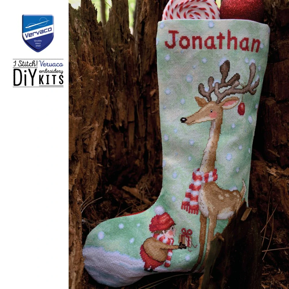 VERVACO Christmas stocking kit The gift of friendship PN-0244928