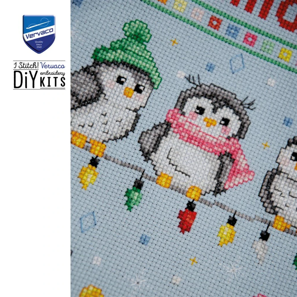 VERVACO Christmas stocking kit Festive feathered friends PN-0246725