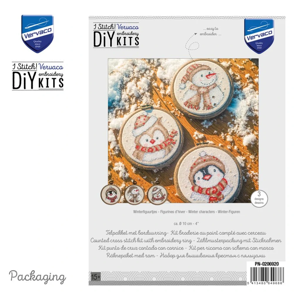 VERVACO Miniature kit Winter characters set of 3