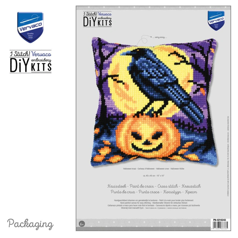 VERVACO cushion kit Halloween crow PN-0216243