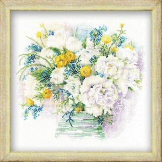 RIOLIS Watercolour Peonies